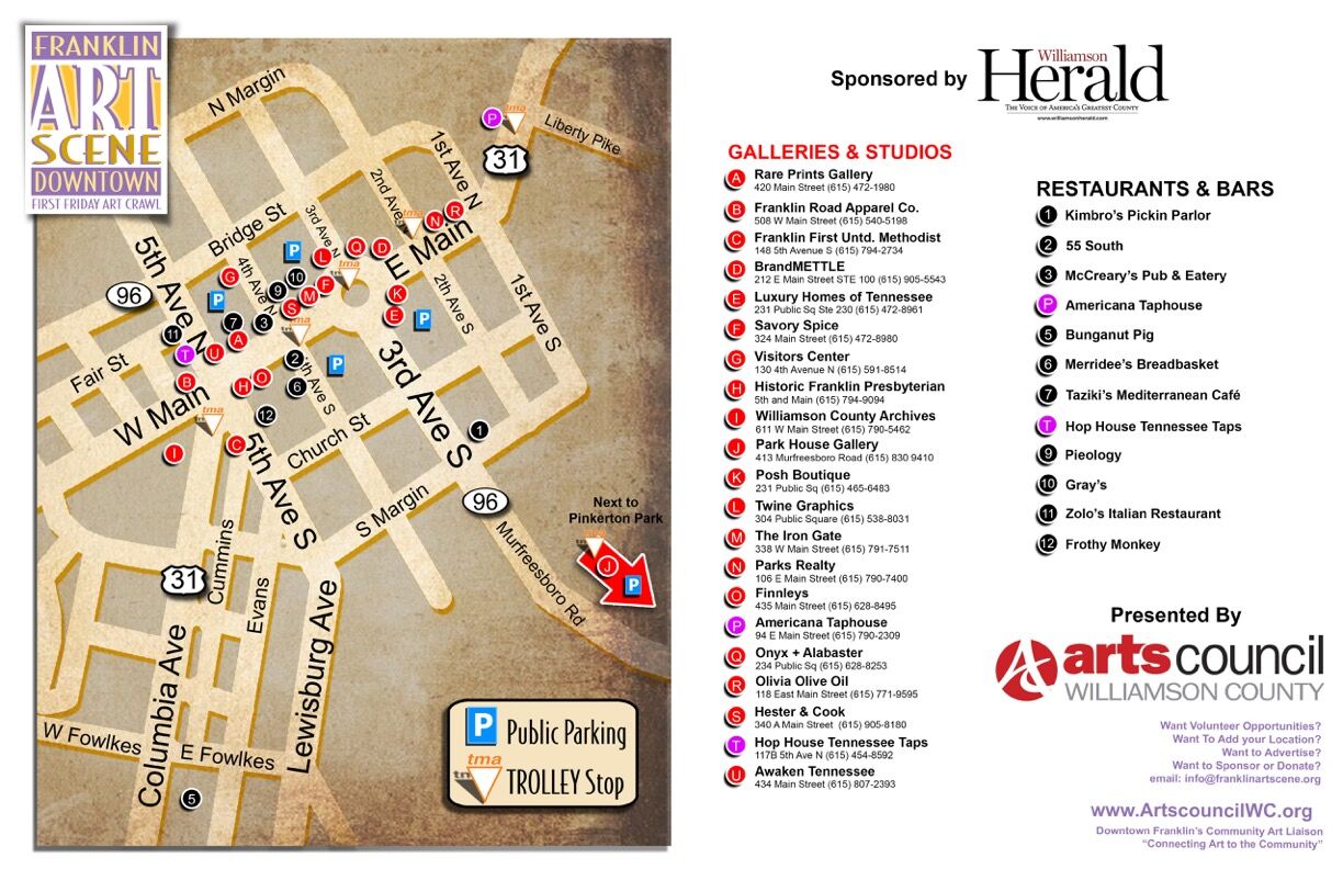 Art Scene map